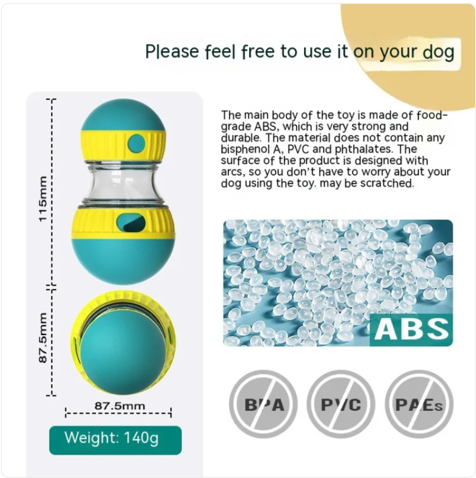 KiniPaw  TreatTumbler Interactive Dog Toy
